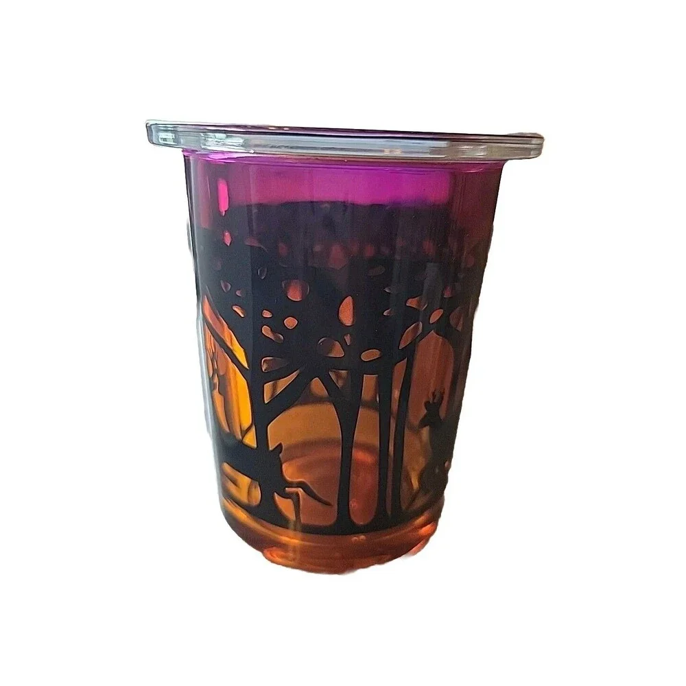 Partylite Votive Candle Holder -Woodland Light - Picture 3 of 8